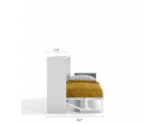 Spazio - Twin Size Wall Bed with Desk