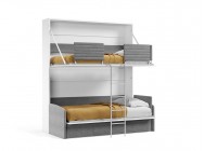 Pensiero Twin Wall Bunk Bed and Sofa Set