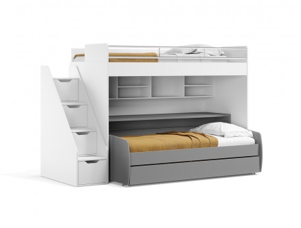 Modern, Transformable Bunk Beds. Space Saving Kids Furniture.