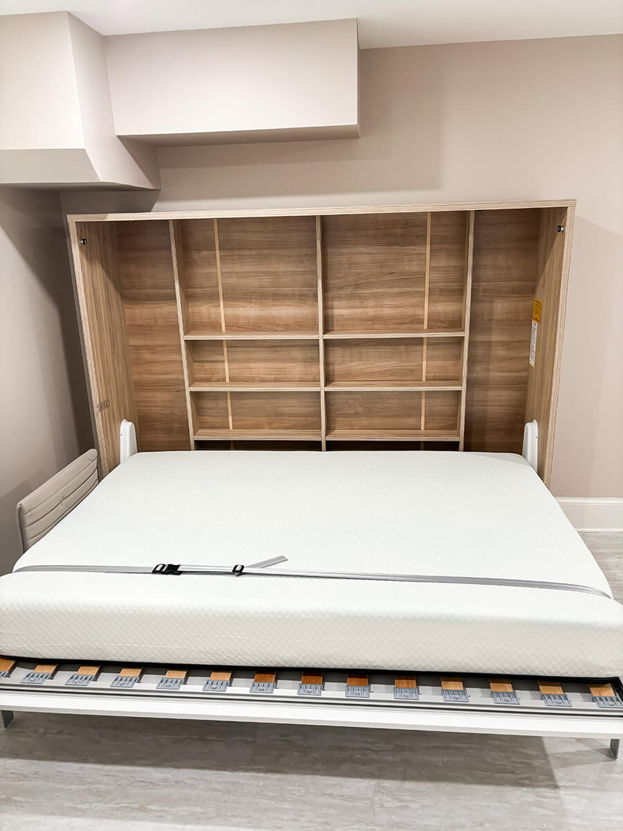 Spazio - Full Size Wall Bed with Desk